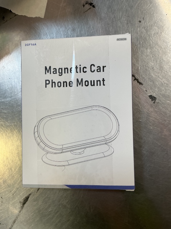 Photo 1 of ?2-Pack? Magnetic Phone Holder for car, [ Super Strong Magnet ] [ with 4 Metal Plate ] Cell Phone carmount for iPhone Magnetic [ 360° Rotation ] Universal Dashboard Adhesive Car Magnetic Phone Mount