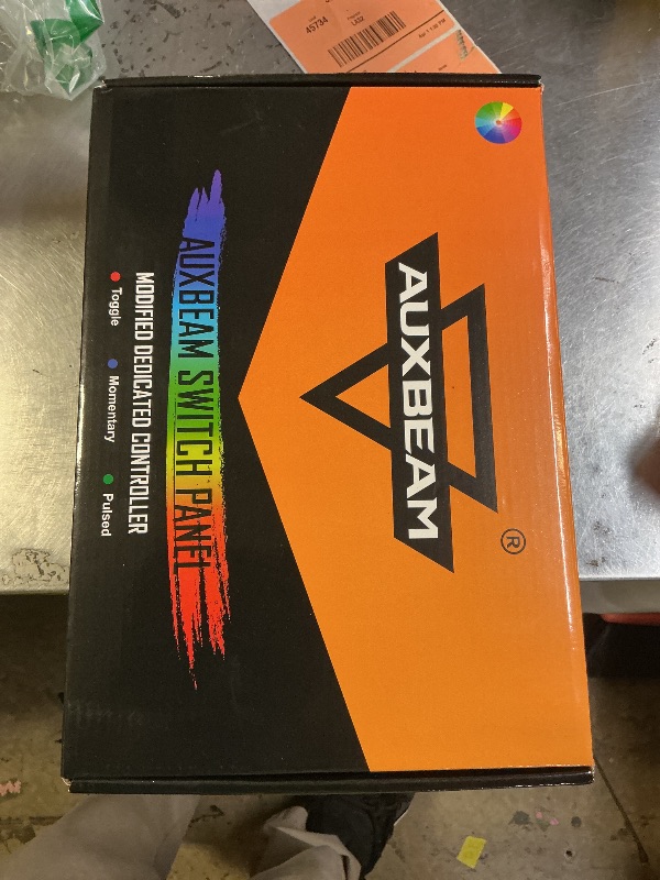 Photo 1 of Auxbeam RGB 6 Gang Switch Panel RA60 Auto-Dimmable Switch Panel w/Momentary Toggle Pulsed Memory Function, 12-24V Switch Panel for Truck UTV Car Boat Waterproof, 3-Year Warranty