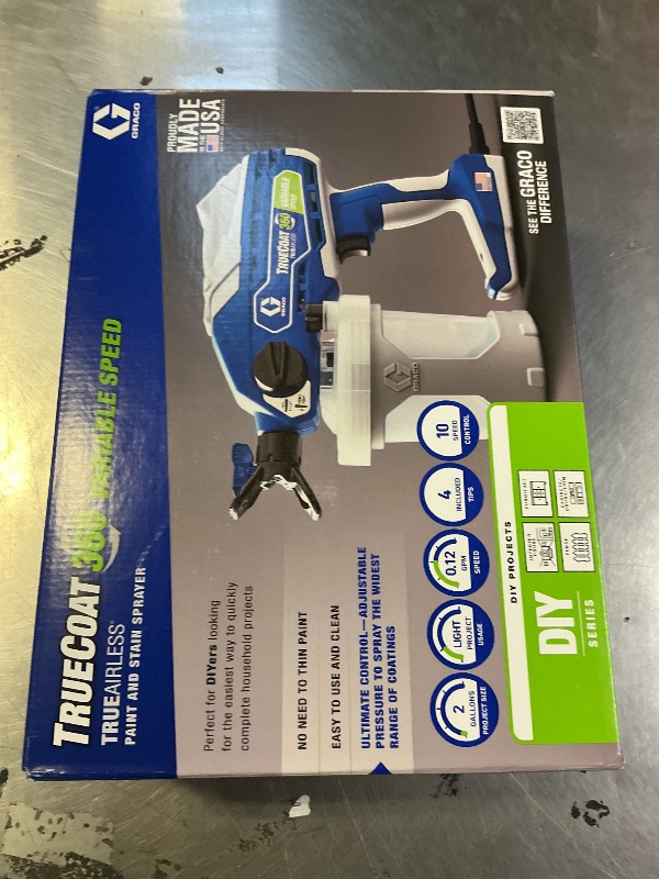 Photo 1 of Graco 26D283 TrueCoat 360 Variable Speed Paint Sprayer
