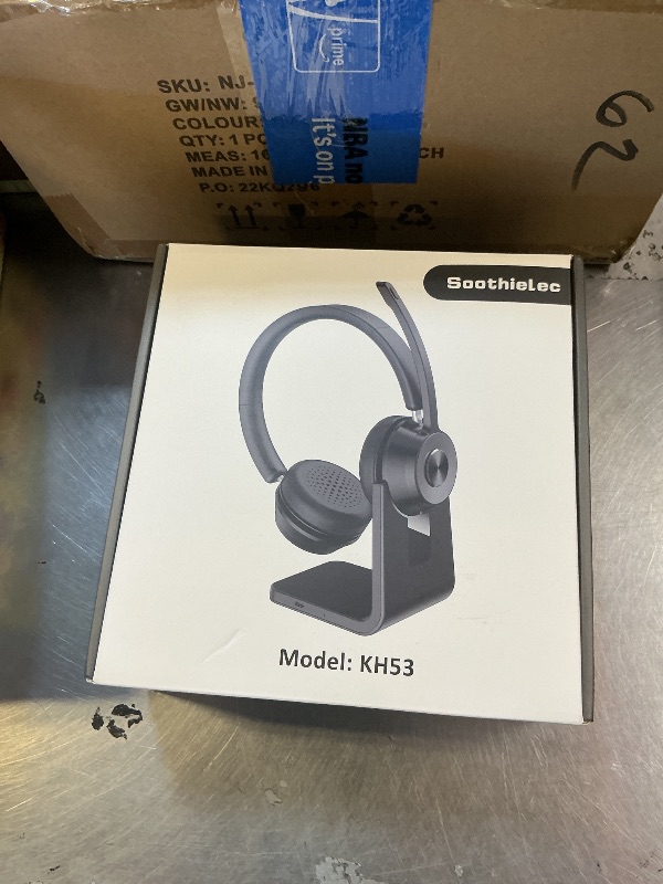 Photo 1 of (Upgraded Version) Wireless Headset, Bluetooth Headset with Noise Cancelling Microphone, Best Headphones with Mic Mute & USB Dongle for PC/Computer/Laptop/Cell Phones/Remote Work/Call Center
