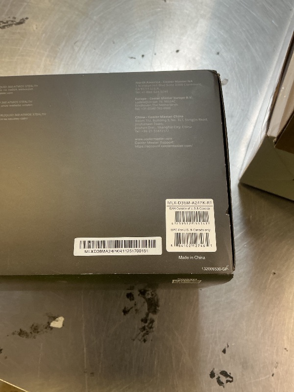 Photo 1 of Cooler Master 360 Atmos Stealth Performance-Driven Close-Loop AIO Liquid Cooler, R9|Ultra 9, Dual Chamber Pump, 360 Radiator, Mobius PWM Fans, AMD Ryzen AM5|4, Intel LGA 1851|1700 Platform