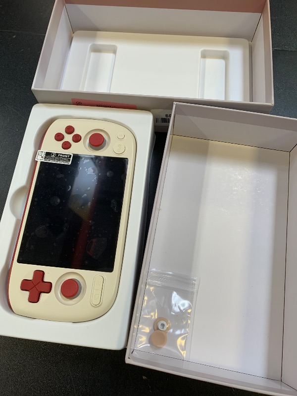 Photo 1 of AYANEO Pocket AIR Mini Android Handheld Game Console - 4.2" HD 4:3 Retro Gaming Screen, MTK G99 Octa-Core, Hall Effect Joystick & Triggers, Portable Gaming Device (Retro White, 3G+64G)