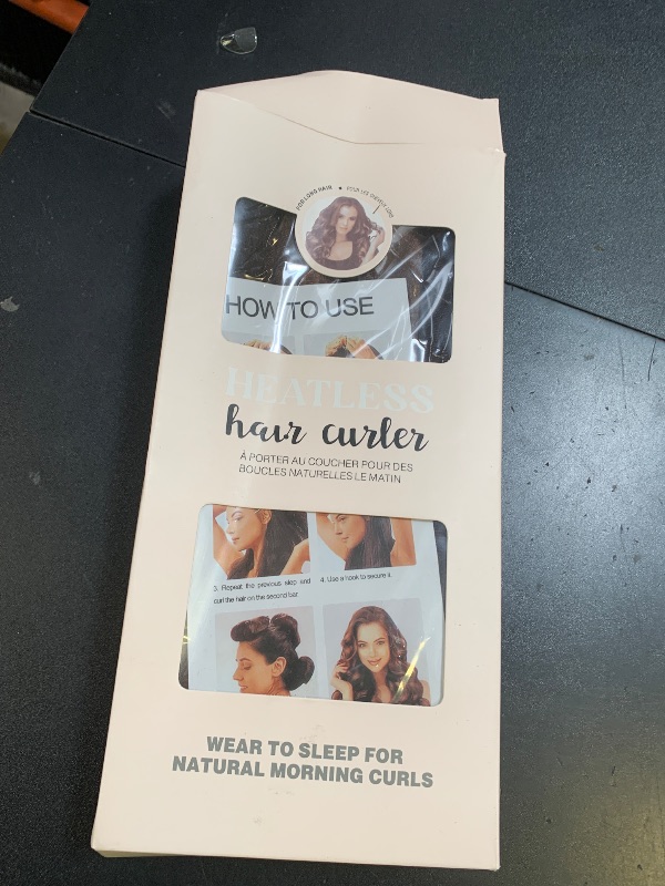 Photo 1 of ?5Pcs? Heatless Hair Curler Overnight Curls with Satin Scarf No Heat Curling Blowout Rod to Sleep In Hair Rollers