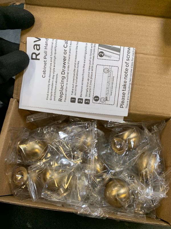 Photo 1 of ravinte cabinet pull handle brushed gold