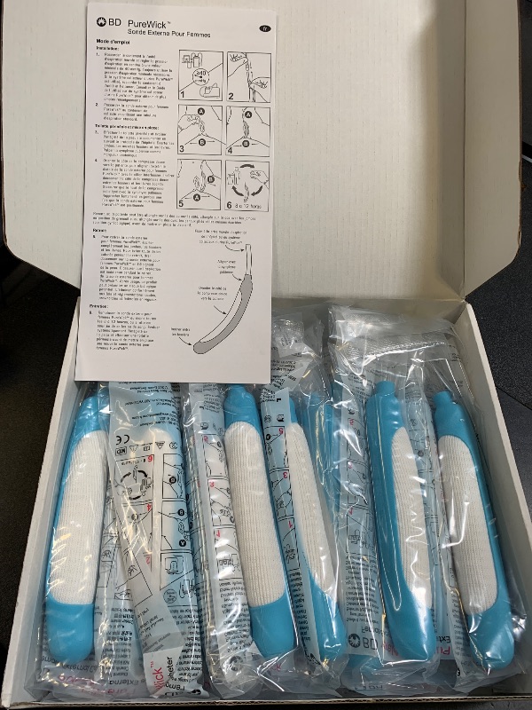 Photo 1 of Female External Catheter, 20 Pack - Soft Latex, Non-Invasive & Comfortable Fit for Women, Universal for Most Bedside/Portable Suction Systems