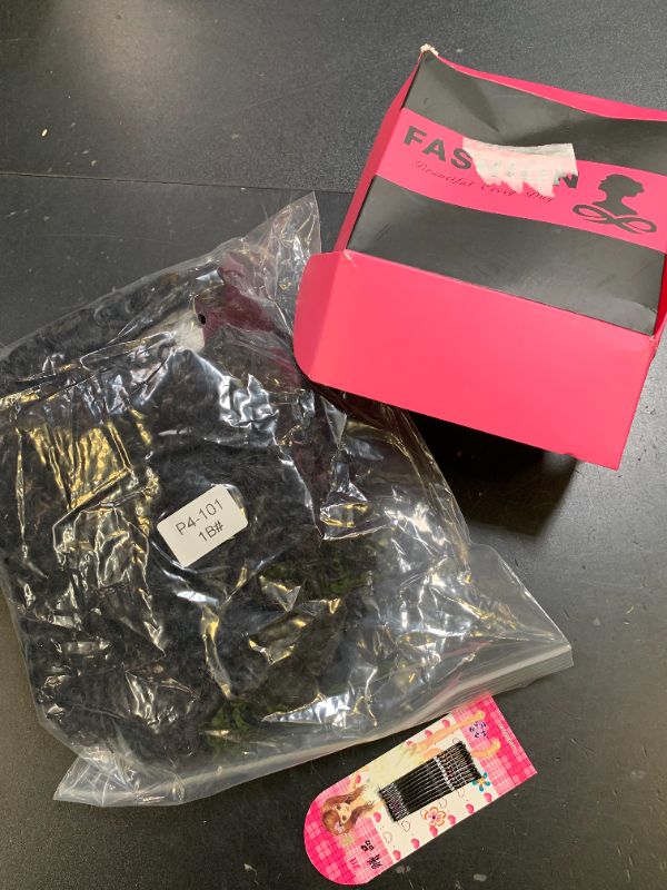 Photo 1 of  afro natural black 1B wig