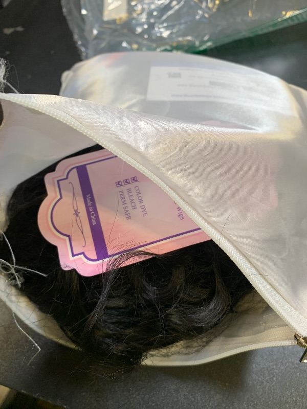 Photo 1 of PYY Deep Wave Lace Front Wigs Human Hair 200 Density Glueless Wigs for Black Women 13x4 HD Lace Frontal Pre Plucked with Baby Hair Soft and Full 30 Inch