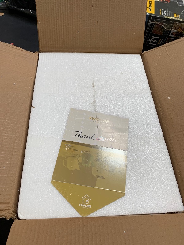 Photo 1 of **INCOMPLETE SET** Sweejar Casserole Dishes for Oven, Ceramic Bakeware Set of 2, Rectangular Baking dish with Handles, Wave Edge Lasagna Pan Deep for Cooking, Cake, Dinner, Banquet and Daily Use (White)