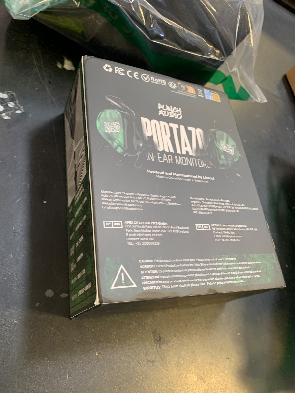 Photo 1 of Linsoul Punch Audio Portazo 1DD + 2 Planar Driver in Ear Monitor, HiFi Wired IEM Earphones, Basshead Studio Monitoring & Gaming Earbuds with Detachable 3.5/4.4mm Cable for Musicians Audiophiles