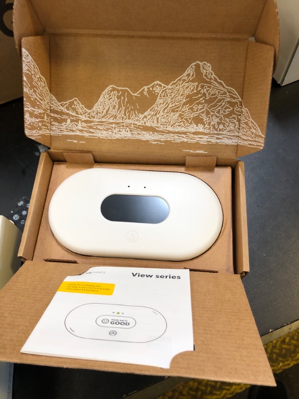 Photo 1 of Airthings 2960 View Plus - Battery Powered Radon & Air Quality Monitor (PM, CO2, VOC, Humidity, Temp, Pressure)