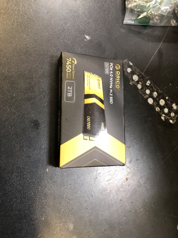 Photo 1 of ORICO OG7000 2TB PCIe Gen4 NVMe SSD, Up to 7400MB/s, 8-Channel Controller, Graphene Thermal Solution, Ideal for 4K Video Editing, 3D Rendering, Content Creation, Compatible with PS5 and PC