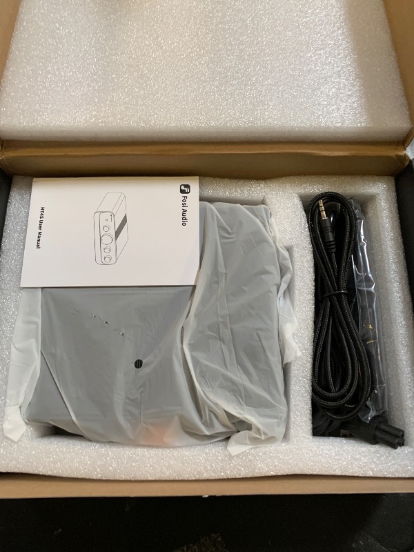 Photo 1 of Fosi Audio HT4S Bluetooth Amplifier for Outdoor Speakers, 4 Channel Power Amp for Home Theater, Outdoor Gathering, 4.1/5.0 Ch Stereo Home Audio Receiver, Supports AUX/Optical Input with Remote Control