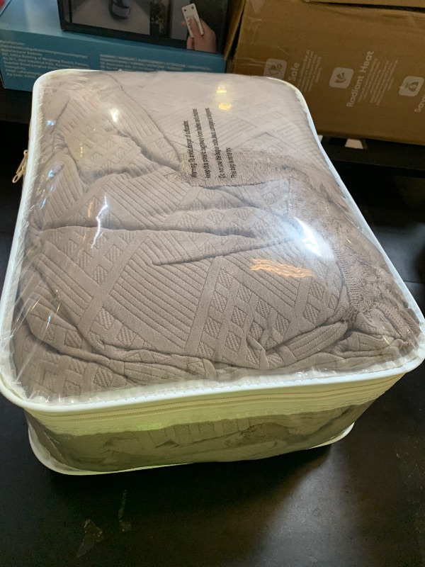 Photo 1 of HYZOTEX Waterproof L Shaped Sectional Couch Covers Blanket 2 Piece Sectional Sofa Cover Washable L Shape Sofa Slipcover Jacquard Quilted Furniture Protector for Dogs Pets Cats (XX-Large, Light Khaki)