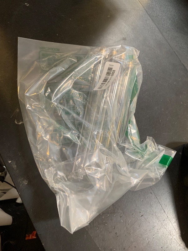 Photo 1 of 4 Pieces Clear Acrylic 10g Empty Incense Storage Tube Incense Stick Storage Container with Metal Incenses Holder Storages Tool for Incenses Storage or Other