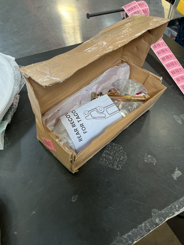 Photo 1 of TECHPICCO Rear Recovery Points for Tacoma 2024 2025 2026 OEM PT989-35245-03?Rear Tow Hooks Compatible with Toyota Tacoma Accessories 2024-2026 (Red)