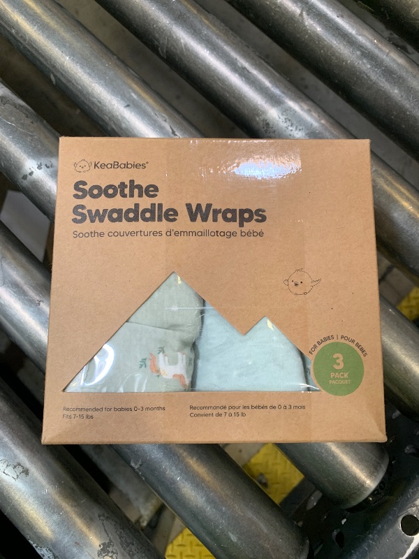 Photo 1 of 3-Pack Organic Baby Swaddle Sleep Sacks - Swaddles for Newborns, Infant 0-3 Months, Baby Girls, Boys, Soft & Snug Newborn Sleep Sack, Nursery Swaddling Blankets (Lunaris, OS)