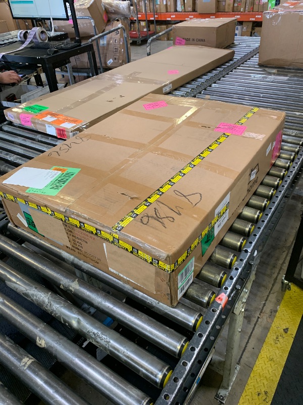 Photo 1 of COMUHOME Extendable Drop Leaf Foldable Dining Table with 2 Drawers and 4 Wheels for Living Room Kitchen Farmhouse Space Saving Table in Walnut