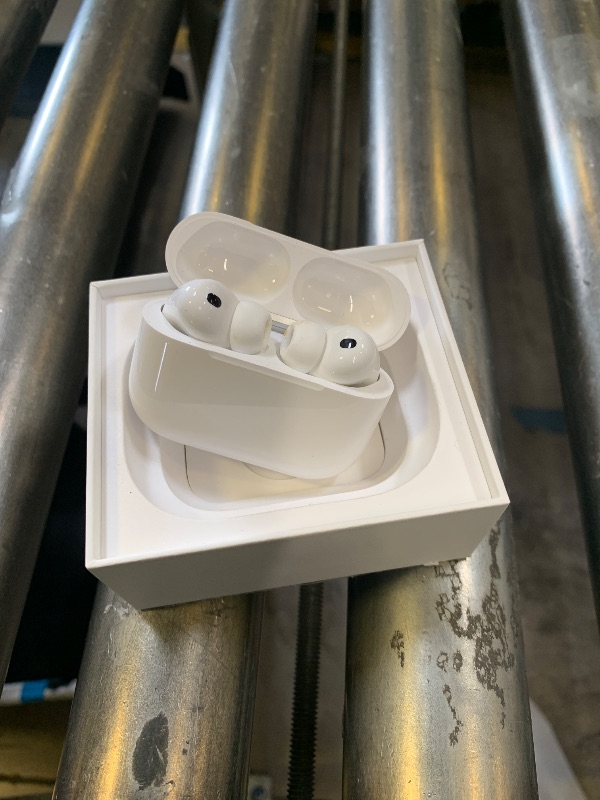 Photo 1 of Apple AirPods Pro 3 Wireless Earbuds, Active Noise Cancellation, Live Translation, Heart Rate Sensing, Hearing Aid Feature, Bluetooth Headphones, Spatial Audio, High-Fidelity Sound, USB-C Charging