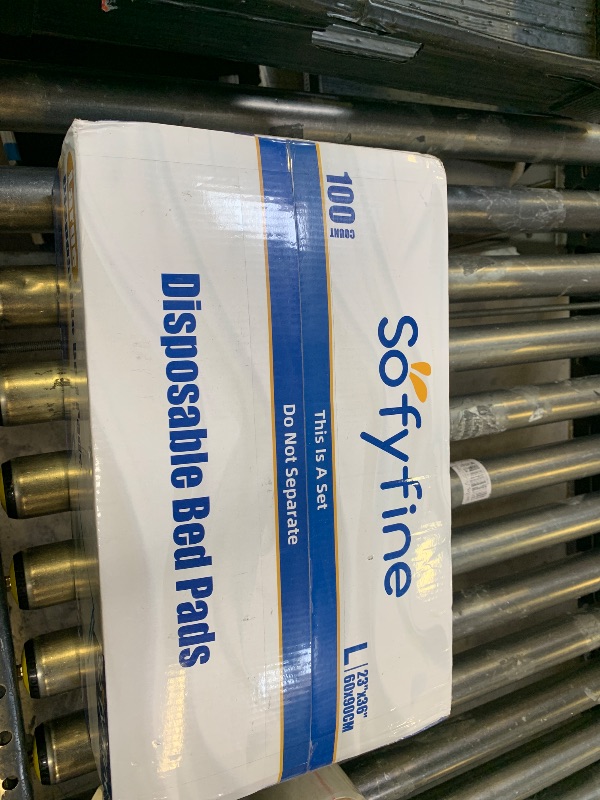 Photo 1 of 100 Count Disposable Beds Pads,23"x36" Waterproof Adults Incontinence Chucks Underpads,Absorbent Leakproof Pee Pads for Kids,Elderly,Extra Large Dog Puppy Training Pad,Baby Changing Liner