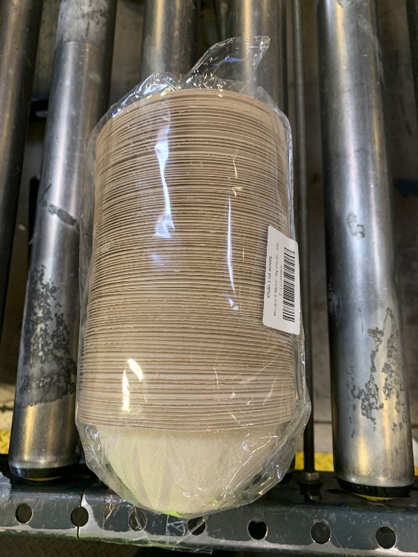 Photo 1 of 100 Pack 8oz Compostable Paper Bowls,Heavy-Duty Disposable Natural Bagasse Bowls,Biodegradable Soup Bowls,Eco-Friendly,Heat Resistant,for Ice Cream,Salad,Soup,Snack,Dessert,Pasta,Hot or Cold Use