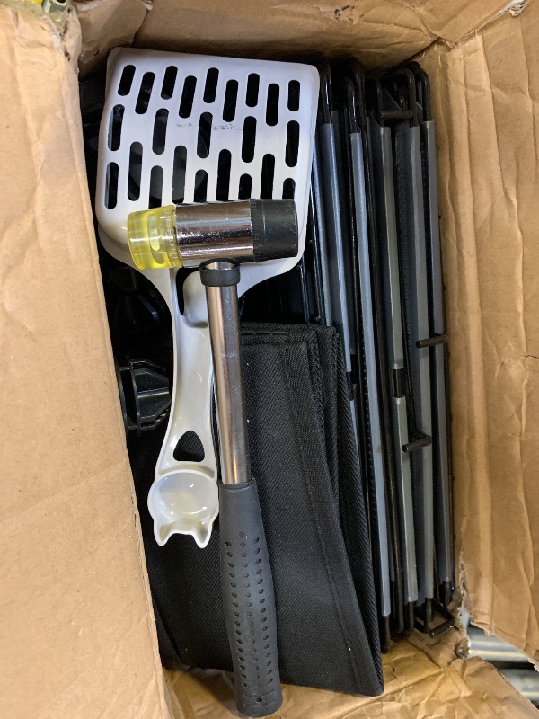 Photo 1 of 3-Tier Large Cat Enclosure Indoor & Outdoor with Litter Box, Detachable Multifunctional Catio Playpen - DIY Metal Wire Kennel Cage for Cats