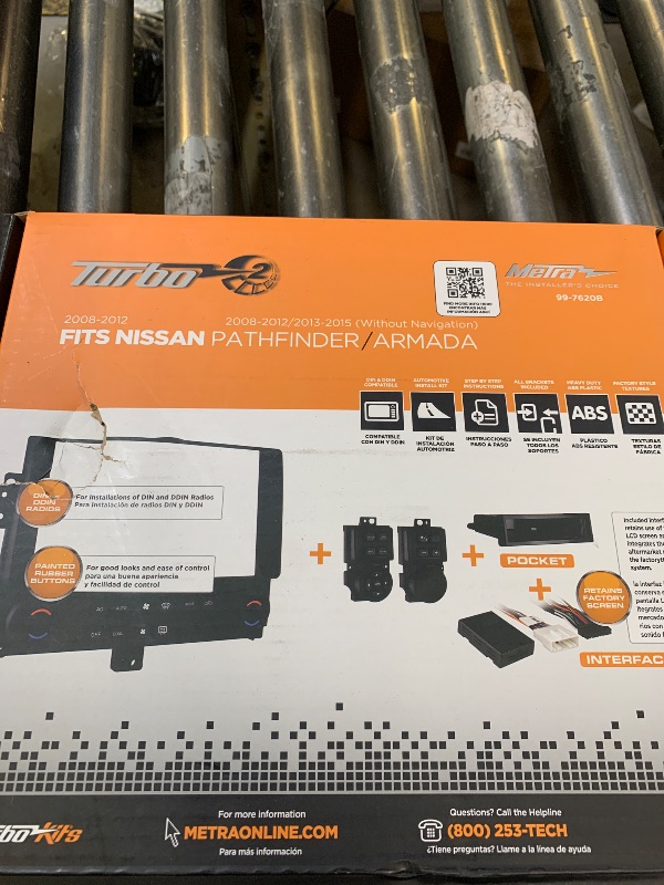 Photo 1 of Metra Electronics 99-7620B Nissan Armada and Pathfinder 2008-2013 (Black)