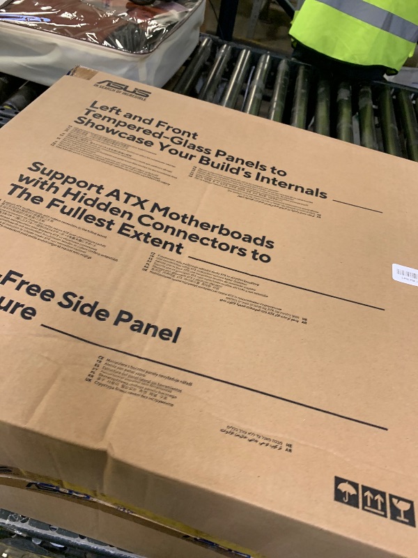 Photo 1 of ASUS A31 PLUS Black ATX pc case (hidden-connector motherboards, 360mm radiators and 380mm graphics cards, four pre-installed ARGB fans, clean cable management)