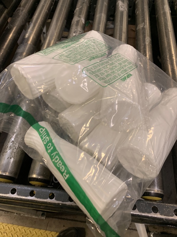 Photo 1 of 10 Pack Composite Plastic Flower Vase,8" Tall Conic White Vases,Unbreakable Vase Floral Vases for Table Centerpieces, Bouquets, Home Decor, Living Room