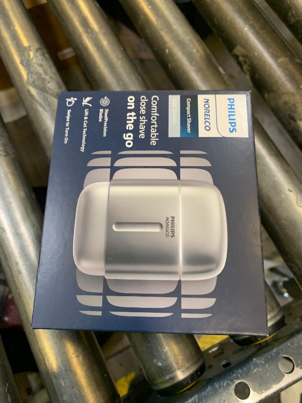 Photo 1 of Philips Norelco Shaver 600 Series - Compact Electric Shaver, Lift & Cut System, SteelPrecision Blades, 4D Flex Heads, Wet & Dry Shave, Travel Case, Model S693/94