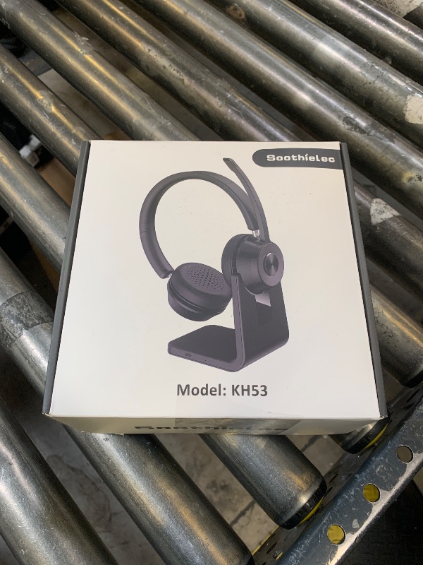 Photo 1 of (Upgraded Version) Wireless Headset, Bluetooth Headset with Noise Cancelling Microphone, Best Headphones with Mic Mute & USB Dongle for PC/Computer/Laptop/Cell Phones/Remote Work/Call Center