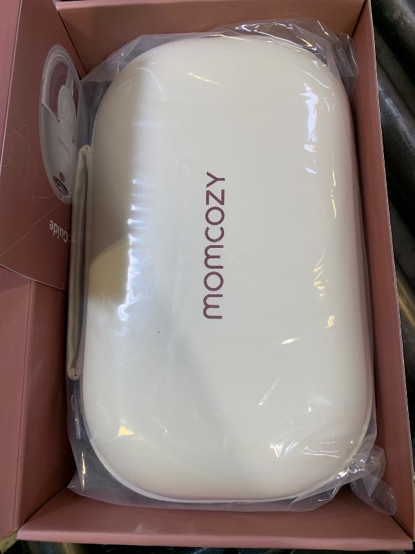 Photo 1 of Momcozy M5 Smart APP Controlled Wearable Breast Pump, Hands-Free Wireless Electric Pump, 3 Modes 9 Suction Levels, BPA-Free, Portable Lightweight, 24mm Flange, 2-Pack Cozy Red