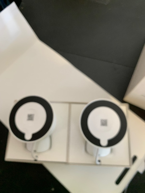 Photo 1 of Google Nest Cam Outdoor (Wired, 2nd Gen) - 2 Pack - Security Camera with 2K Video and Gemini, Night Vision, 2-Way Audio - Works with Google Home - 2025 Model - Snow