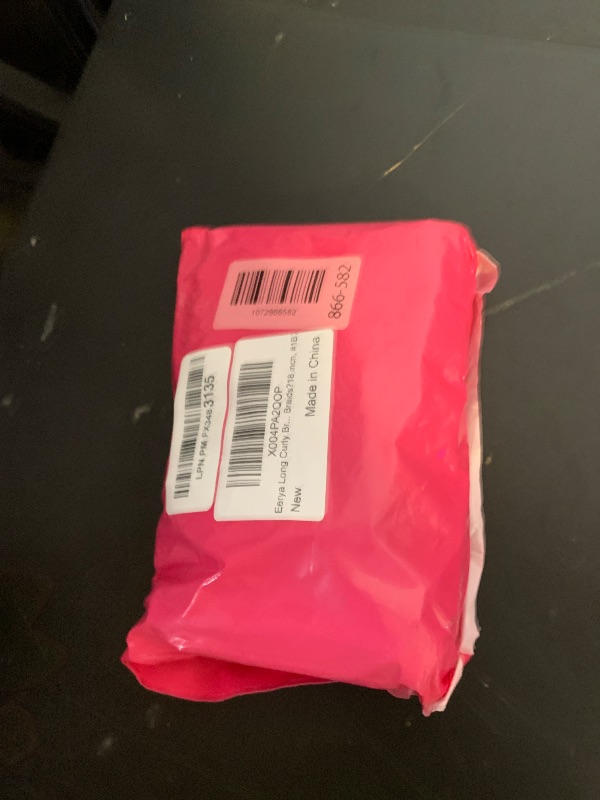 Photo 1 of Eerya Long Curly Braiding Hair 18 Inch 4 Packs Deep Ocean Wave Crochet Hair for Black Women Deep Wave Braiding Hair for Boho Braids?18 inch, #1B?