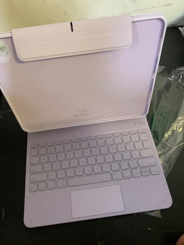 Photo 1 of [Upgraded] ESR iPad Pro 13 Inch Case with Keyboard (M5/M4, 2025/2024), iPad Pro 13 Keyboard Case with Magnetic Stand, Portrait/Raised Modes for iPad Pro 13, Removable, Rebound 360 Series, Pirple