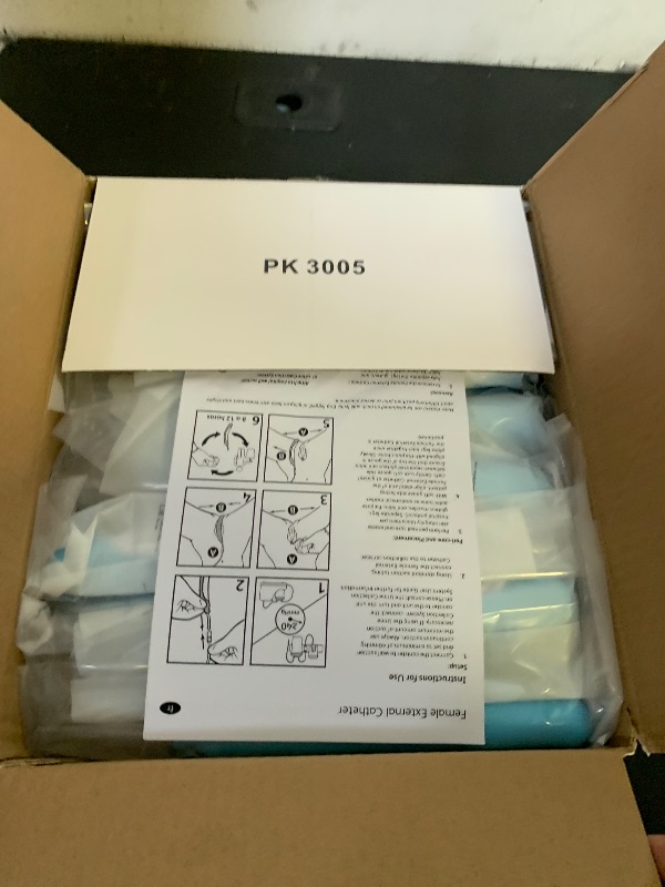 Photo 1 of Female External Catheter, Soft Secure Fit, Non-Invasive Design, Support for Most Suction Systems - Case of 30 Units