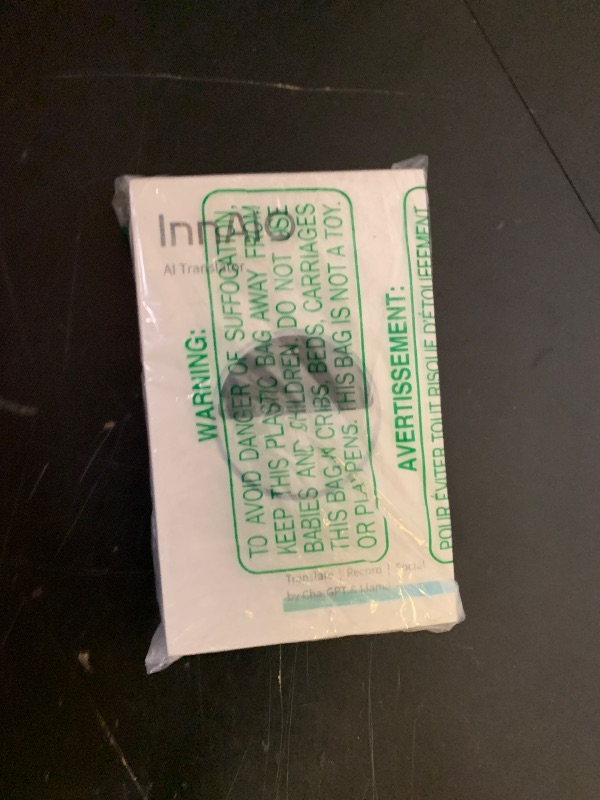 Photo 1 of InnAIO T9 AI language Translator Device, Real Time Voice Cloning, Support 150+ Languages, Cross-App Translation, 98.6% Accuracy, 0.5s Response, Offline Translation, Portable Design for Business Travel