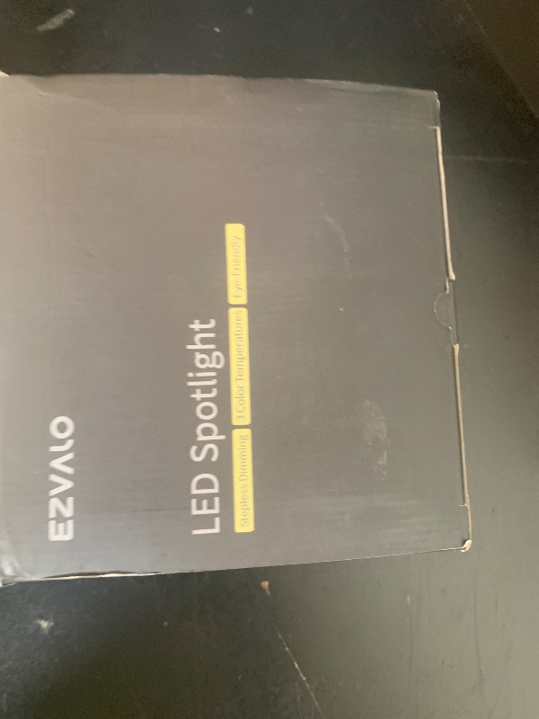 Photo 1 of EZVALO Spotlights Indoor with Remote, 5500mAh Rechargeable Picture Lights, Wireless LED Uplighting with Timer?Dimmable, 3CCT, Display Lights for Plant Painting, Artwork, Accent Lighting (2Pack-Black)