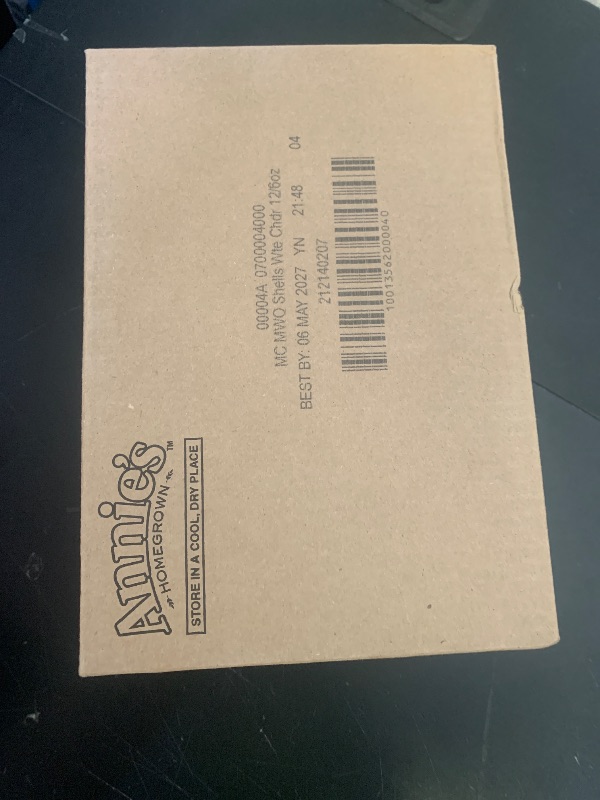 Photo 1 of Annie's Shells and White Cheddar, Made with Organic Pasta and Real Cheese, 6 oz (Pack of 12)