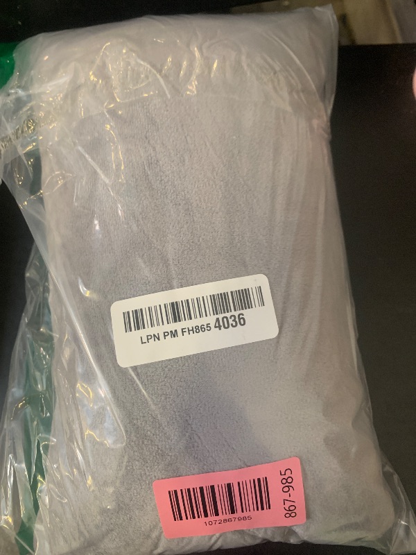 Photo 1 of 1 MIDDLE ONE 2 Pack Small Pillow, Memory Foam Mini Pillow 11 X 7 Inches for Travel, Sleeping, Nap and Neck, Knee, Lumbar Support, Tiny Cushion for Pet, Dogs (Grey)