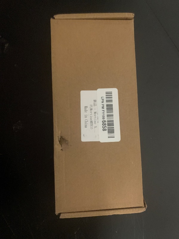 Photo 1 of 1 Pack Mortise Keyed Lock Set with Classic Knobs, Perfect for Replacing Broken Antique Door Knobsets, 2-3/8" Backset, Fits 1-3/8" - 1-3/4" Thick Interior Doors, Matte Black