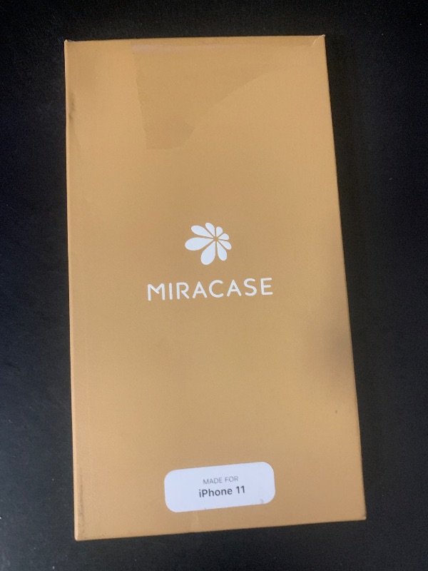 Photo 1 of Miracase Glass Series for iPhone 11 Case 6.1 inch, Upgraded Full-Body Rugged Phone Bumper Case Cover with Built-in 9H Tempered Glass Screen Protector and Camera Protector, Black