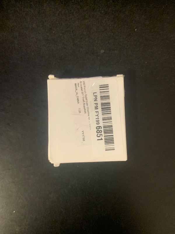 Photo 1 of 100 Pieces Gold Coin Charms for Jewelry Making, 13mm Gold Stamping Blanks Round Flat Coins Charms for Disc Earring Necklace Bracelet DIY Craft Supplies