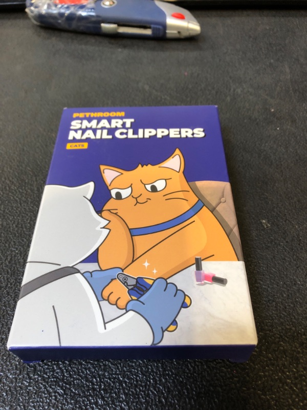 Photo 1 of [PETHROOM] Cat Nail Clipper Trimmer for Indoor Cats with Circular Cut Hole (2mm) | Premium Sturdy Stainless Steel Blade Cat Claw | Safe, Easy, Accurate, Quiet & Fast | Avoid Overcutting