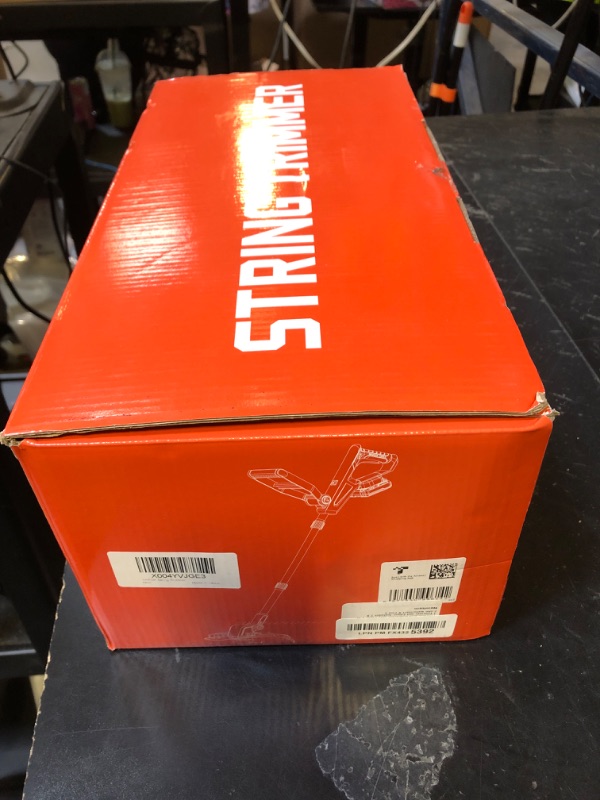 Photo 1 of VARSK 12 Inch 20V Cordless Weed Wacker with Automatic Line Feed, 2 in 1 String Trimmer and Edger, Includes 2 X 2.0Ah Batteries/1 X Charger/6 X Replacement Spools, Weed Eater for Lawn, Garden, etc