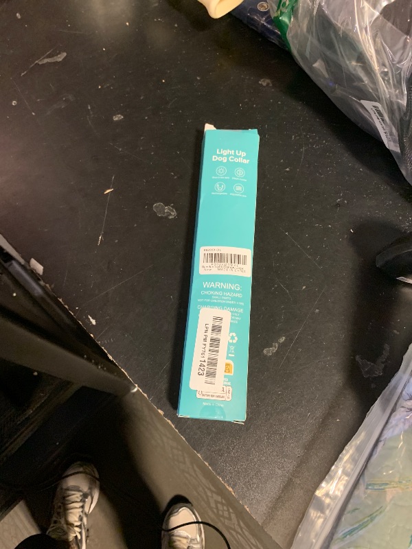 Photo 1 of Illumifun Light Up Collar for Dogs, USB Rechargeable LED Dog Collar, Adjustable Safety Collar Light for Walking at Night (Orange, Large)