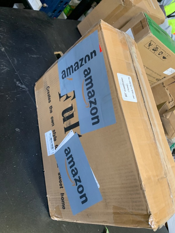 Photo 1 of Fultyle White Nightstand, Modern Bedside Table with Drawer and Opening Storage, Fluted End Side Table Living Room with Solid Wood Legs for Bedroom (White)