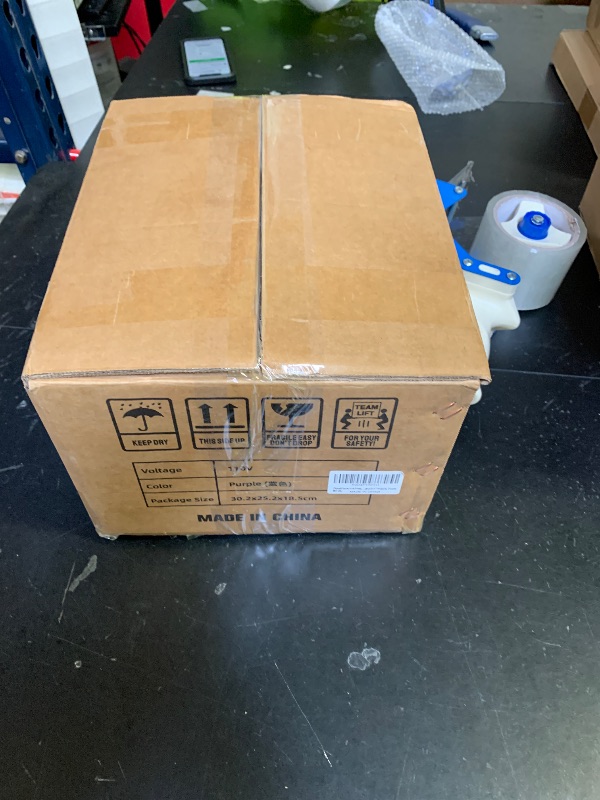 Photo 1 of PlanetFlame Hat Press, Mini Hat Press Heat Machine for Caps Hats with 5.4" * 3.1" Curved Teflon Coated Heat Plate & Safety Base for Heat Transfer Vinyl, Sublimation and DIY Projects, Purple