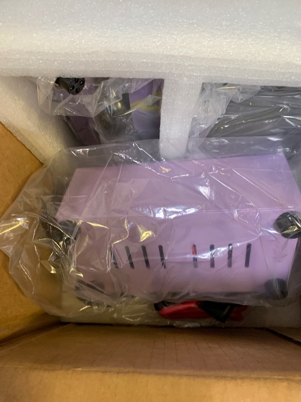 Photo 1 of PlanetFlame Hat Press, Mini Hat Press Heat Machine for Caps Hats with 5.4" * 3.1" Curved Teflon Coated Heat Plate & Safety Base for Heat Transfer Vinyl, Sublimation and DIY Projects, Purple