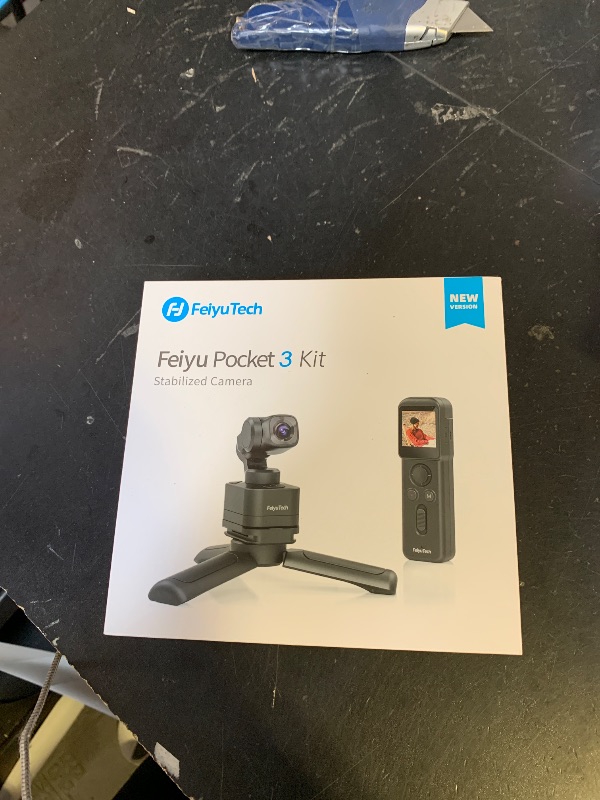 Photo 1 of Feiyu Pocket 3 Kit Handheld 4K Vlogging Camera | 3-Axis Gimbal Image Stabilization | 1/2.3?CMOS | 4K60fps | 1080P 120fps | FOV 130° Ultra-Wide Angle