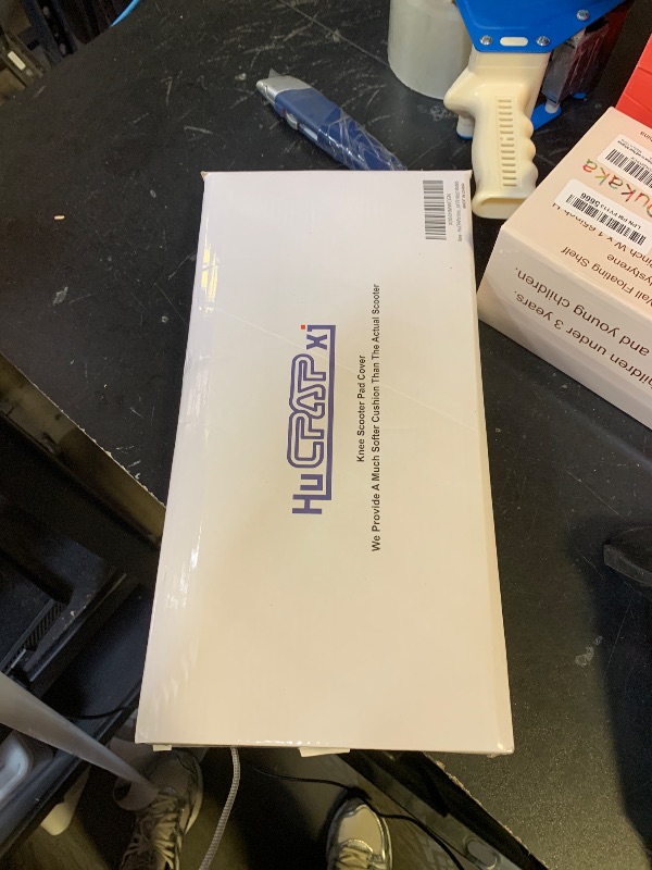 Photo 1 of HuCPAPxi Knee Scooter Pad Cover with 2'' Removable Highly Resilient Comfort Memory Foam Cushion - Knee Walker Accessory for Roller - Universal Fit Most Models